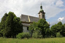 Kostel svaté Barbory v roce 2013