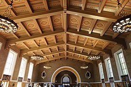 LA Union Station ceiling