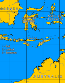 Map of Lesser Sunda Islands, east of Java Lesser Sunda Islands.png