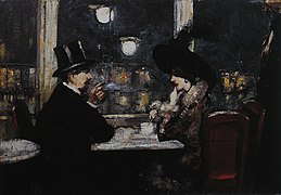 Im Café Bauer, 1895