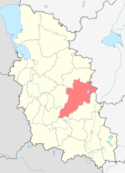 Bežanickij rajon – Mappa