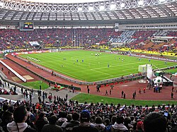 Le stade Loujniki a accueilli certains derbies moscovites