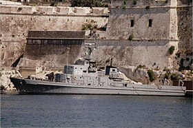 P30. Das ehemalige Minensuch- und Räumschiff wurde von den Armed Forces of Malta von 1992 bis 2006 genutzt