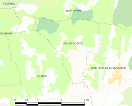 Usclas-du-Bosc - Localizazion