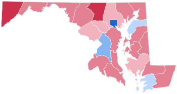 Maryland Presidential Election Results 1980.svg