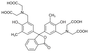 Strukturformel von Metallphthalein