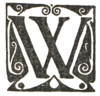 W (decoratieve letter)