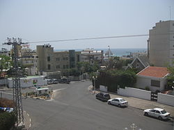 Pohled na Nahariji z vodárenské věže