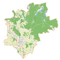 Mapa lokalizacyjna gminy Nidzica