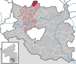 Розташування Обернгайм-Кірхенарнбах