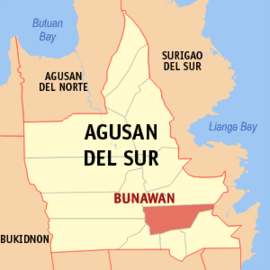 Bunawan na Agusan do Sul Coordenadas : 8°11'N, 126°0'E