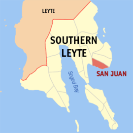 San Juan na Leyte do Sul Coordenadas : 10°16'N, 125°11'E