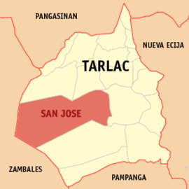 San Jose na Tarlac Coordenadas : 15°28'41"N, 120°27'50"E