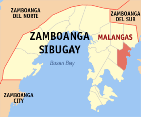 Mapa a pakabirukan ti Malangas