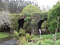 A ponte de Ponte Noval sobre o Mera.