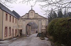 La entrada de la Abadía