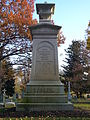 P.T. Barnum's gravestone in Mountain Grove Cemetery, Bridgeport, CT, USA.