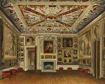 painted ceiling, Presence Chamber, 켄징턴 궁전 알현실 천장화