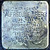 Rhauderfehn - Untenende - 74 - Stolpersteine Weinberg, Alfred 01 ies