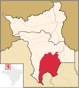 Kaart van Rorainópolis