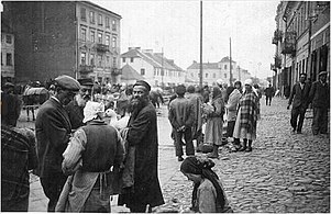 Rue Walowa au début de la Seconde Guerre mondiale