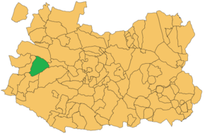 Poziția localității Saceruela (Ciudad Real)