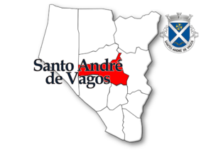Localização no município de Vagos