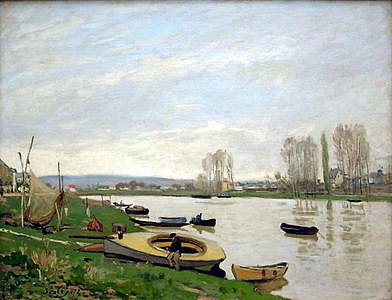 La Seine à Argenteuil par Alfred Sisley (musée Faure).