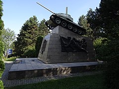Monumento de liberigo fare de Ruĝa Armeo en Silezia Ostrava