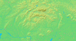 Vị trí của Greater Fatra Range ở Slovakia