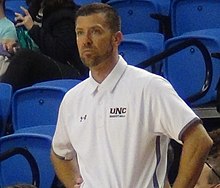 Steve Smiley coaching the Northern Colorado Bears against San Jose State