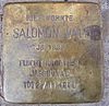 Stolperstein Gaußstraße 14 für Salomon Wald