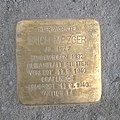 Stolperstein in Ludwigsburg für Erich Mezger (1. November 2016)