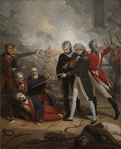 Nelson recevant la reddition du San José (1806) National Maritime Museum