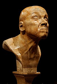 Tête de caractère no 9, albâtre de Franz Xaver Messerschmidt. (définition réelle 3 264 × 4 928)