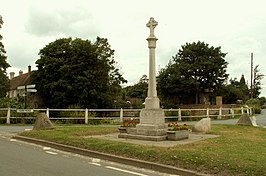 Het oorlogsmonument.