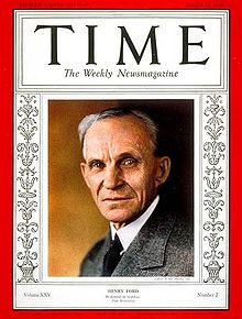 Cover for January 14, 1935, with Henry Ford Timehenryford.jpg