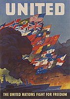 1943年美國戰時聯合國家海報