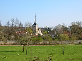 Arc-en-Barrois vu des Eleux