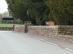 Churchyard wall and gate