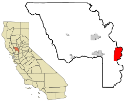 Location in Yolo County and the state of California