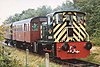 One of HST's locomotives, D2854 on the Middleton Railway in 1994