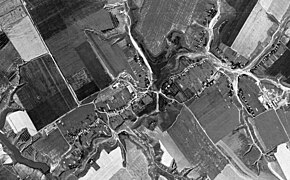 Спутниковая съёмка села Казачье. 1972 год