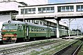 2002年7月10日，弗拉基米尔车站的直流电市域动车列车ER2T