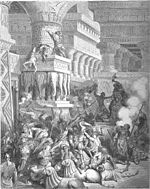 146.Джонатан разрушает храм Дагона.jpg
