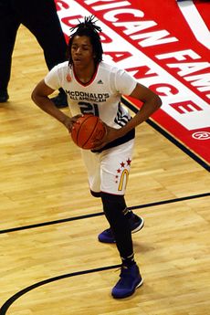 20150401 MCDAAG Deyonta Davis outlet.JPG