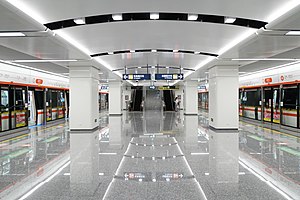 2号线武林门站站台