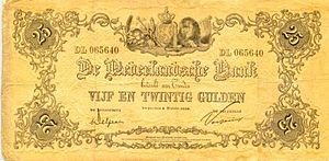 25-Gulden-Schein von 1861