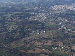 L'aéroport vu du ciel.