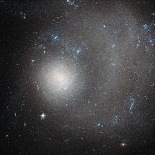 NGC 5474 בתמונה של טלסקופ החלל האבל